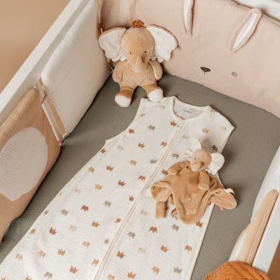 Gigoteuse mousseline Elephants TOG < 1.0 (50 cm)